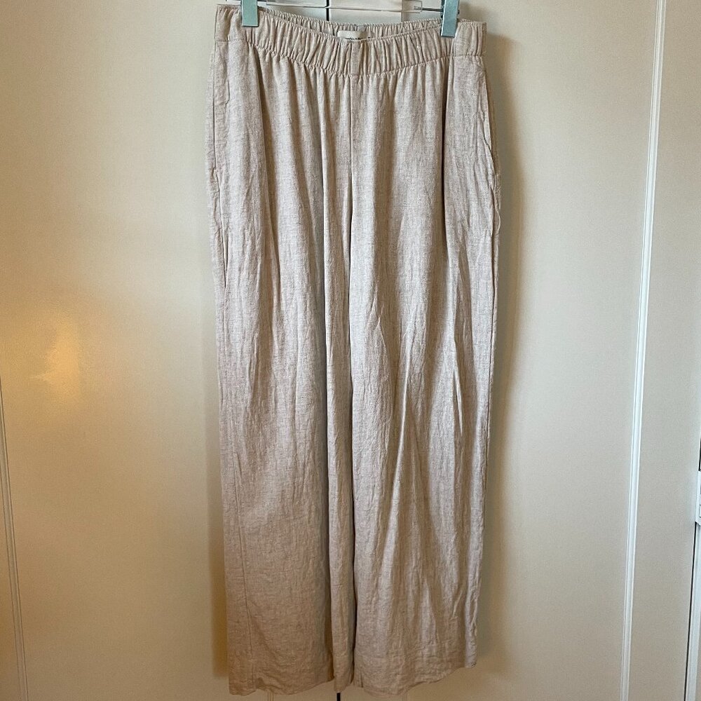 Abercrombie & Fitch Women's Linen-Blend Pull-On Pant